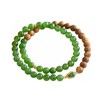 吉祥福禄沉香木碧玉双圈手串 商品缩略图0