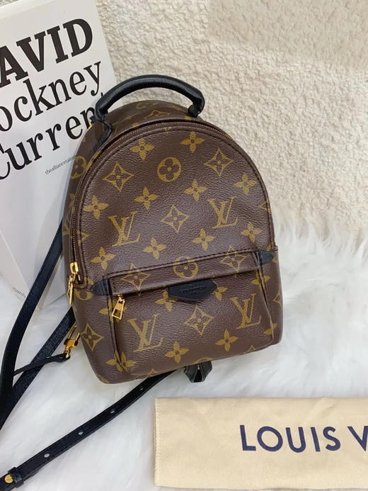 Lv 新版 mini 老花拼皮 小书包 商品图0