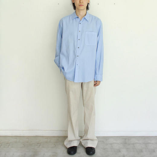 SOE Garment Dyed Dad Shirts 成衣染色廓形长袖衬衫 商品图1