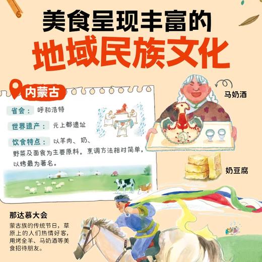 大中国美食环游记 美食文化科普绘本 商品图2