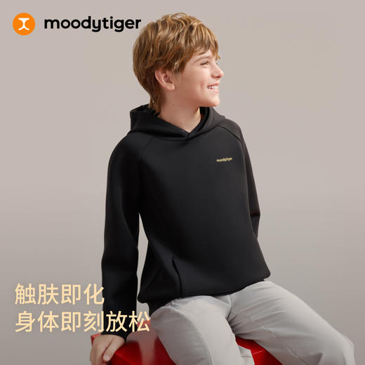 【新年系列】moodytiger儿童奶芙卫衣连帽新年保暖中国风61510302 商品图1