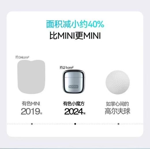 有色（yoose）小魔方D1-T多功能便携式电动剃须刀王一博同款充电刮胡刀送男友 D1-T 商品图3