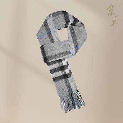 京四界 · 100%羊毛 围巾	JSJD4-003 商品图5