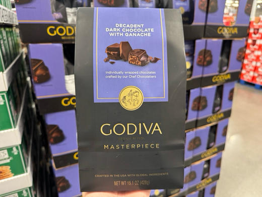 🔥230元/袋，每年的爆款GODIVA 黑巧来啦！歌帝梵 黑巧甘纳许 商品图0
