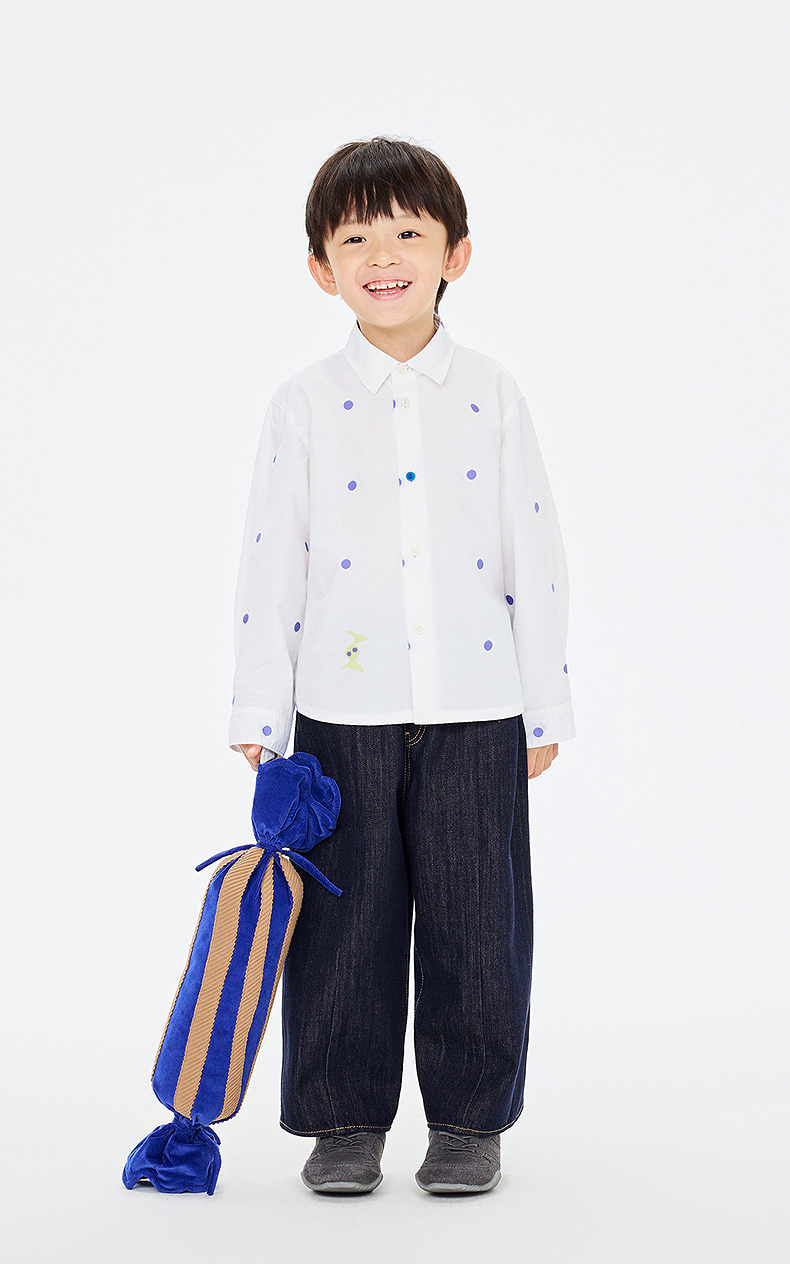 jnby  26年春款  长袖衬衣  1Q1212080