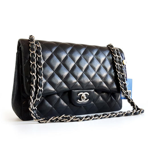 【9新】CHANEL香奈儿CF系列A58600 Y01480 C3906大号jumbo黑金羊皮CF链条包单肩包女士091225AK06 商品图2