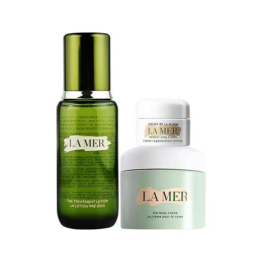 送礼盒礼袋 LAMER海蓝之谜精粹水150ml+海蓝之谜赋活身体霜300ml+经典面霜7ml（美仓） 请单拍-合并订单不发货 商品图1