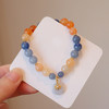 【蓝东陵金丝玉手串】敦煌福泽天然蓝东陵金丝玉手链女平安扣转运珠手链复古中国风手串 商品缩略图4