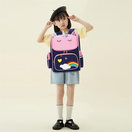 可爱防水轻便儿童书包 卡通造型小学生双肩背包 带反光条 商品图7
