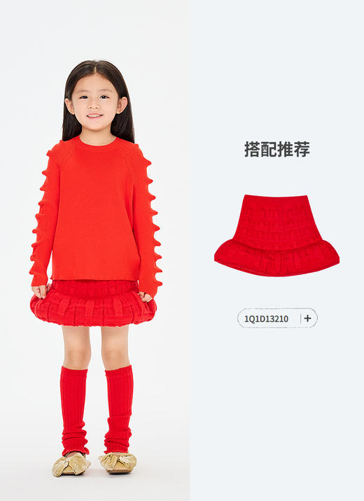 jnby   26年春款  长袖套头毛衫  1Q1313340 商品图4