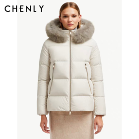 尘衣｜25F/W 鹅绒可拆卸狐狸毛领羽绒服