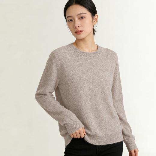 【专供款】金三塔女羊绒套头衫 秋冬新品 基础圆领100%羊绒衫 多色YZFFD701 商品图2