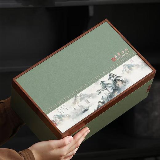 半墨山水【绿.2瓷+1瓷杯】50元1套.共1套【尾货满10套包邮】 商品图1