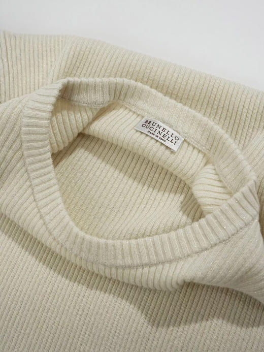 BC羊绒真丝混纺套头针织衫。 灰色。米色。 自己备注号码颜色 商品图8