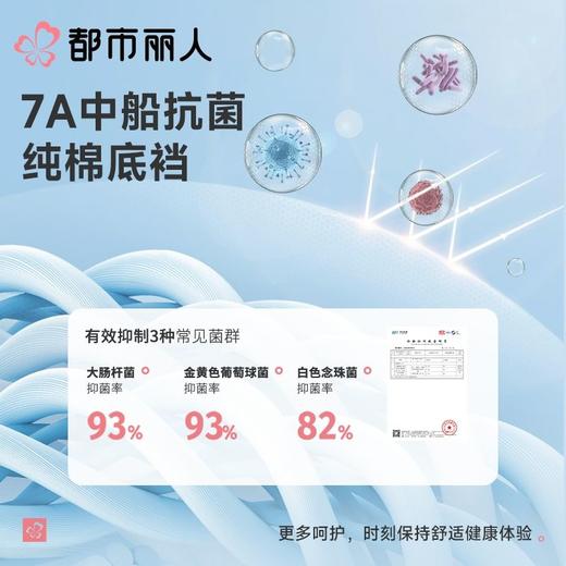 都市丽人内裤红品女士内裤RC提花内裤宽版包覆内裤LKC4B101 商品图5