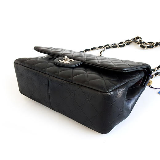 【9新】CHANEL香奈儿CF系列A58600 Y01480 C3906大号jumbo黑金羊皮CF链条包单肩包女士091225AK06 商品图6