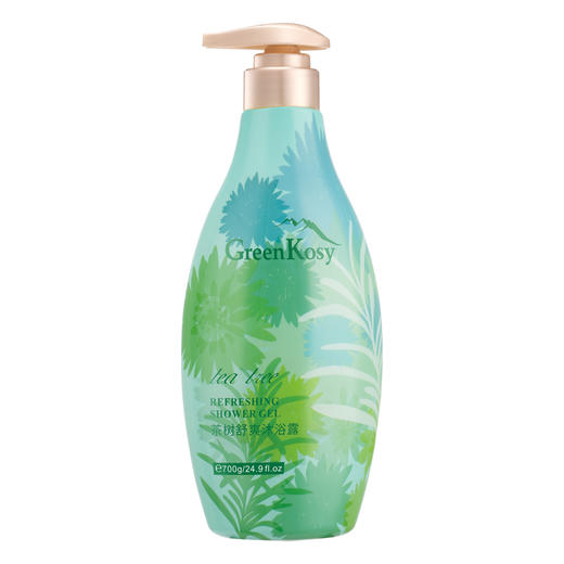 「超值2瓶装」绿色溪谷 山羊奶丝滑沐浴乳/绿色溪谷玫瑰保湿/茶树舒爽/橙花亮肤沐浴露 保湿滋养 补水润肤 700g/瓶 商品图9