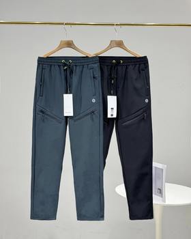 D122475压胶拉链口袋加绒休闲裤运动裤冲锋裤