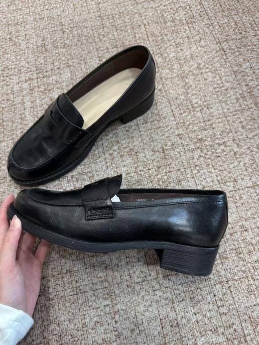 四季书信|英伦真皮一脚蹬乐福鞋 商品图2