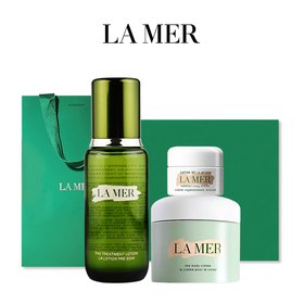 送礼盒礼袋【1210跨境仓  顺丰直发】 LAMER海蓝之谜精粹水150ml+海蓝之谜赋活身体霜300ml+经典面霜7ml（美仓） 请单拍-合并订单不发货