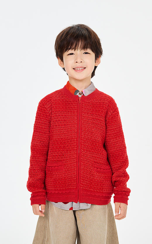 jnby   26年春款  短款开襟毛衫 1Q1313320 商品图6