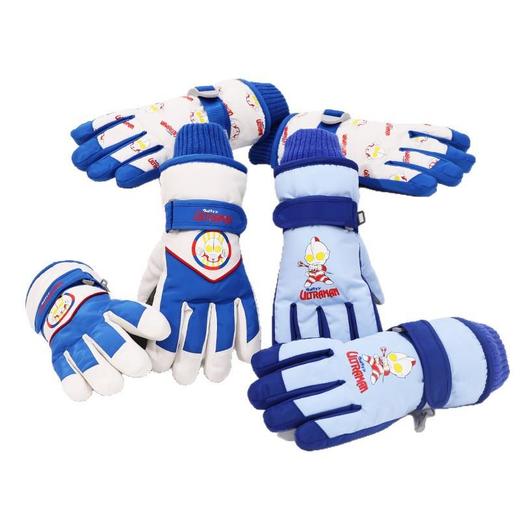 奥特曼卡通手套冬季儿童卡通加绒手套5-12岁中大童滑雪保暖手套 商品图4
