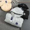 D122434学院系列毛巾绣字母纯色连帽羽绒服男女情侣款 商品缩略图3