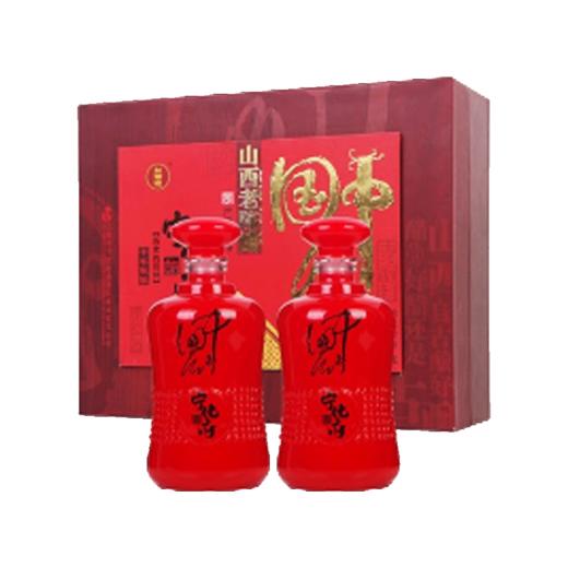 宁化府山西老陈醋中国红礼盒10系列陈酿500ml*2 GB19777山西特产 商品图0
