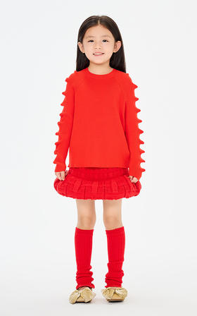 jnby   26年春款  长袖套头毛衫  1Q1313340