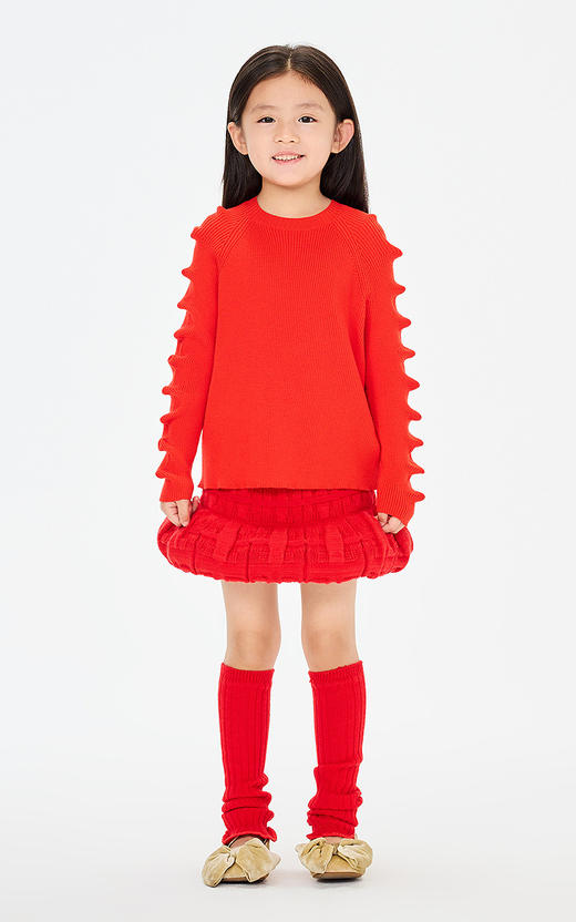 jnby   26年春款  长袖套头毛衫  1Q1313340 商品图0