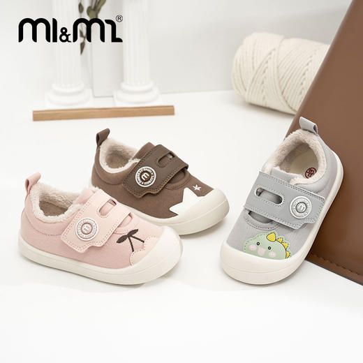 M1M2卡通加绒布鞋M119404219 商品图0