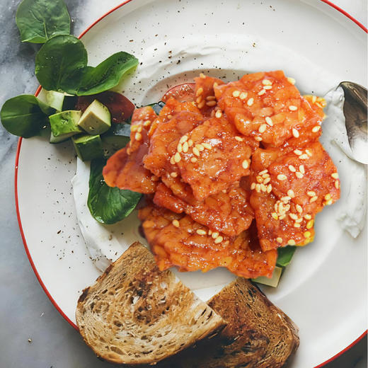 毛毛豆瓣 香酥天贝豆制品 香辣/原味 小零食 120g/袋 【3小包/袋】 商品图2