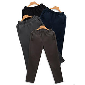 岸纾 甄选新疆长绒棉加厚针织运动裤（多色）