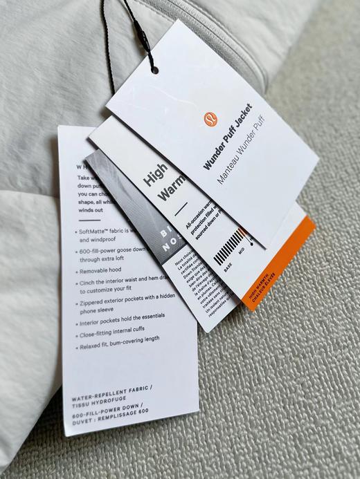 D122440百搭好看Water-Resistant女士连帽外套棉服 商品图8