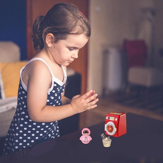 playhouse/玩具屋 洗衣机玩具仿真模拟过家家游戏套装 益智开培养动手能力 商品图5