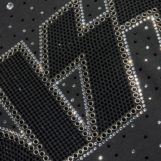 DSQUARED2 男士水钻 KISS 徽标棉质圆领无袖T恤 黑色 S78GD0107 D20035 900 商品图3