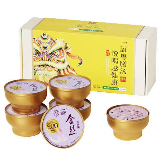 金丝燕窝粥礼盒 （盒：250g/碗*6碗） 商品图0