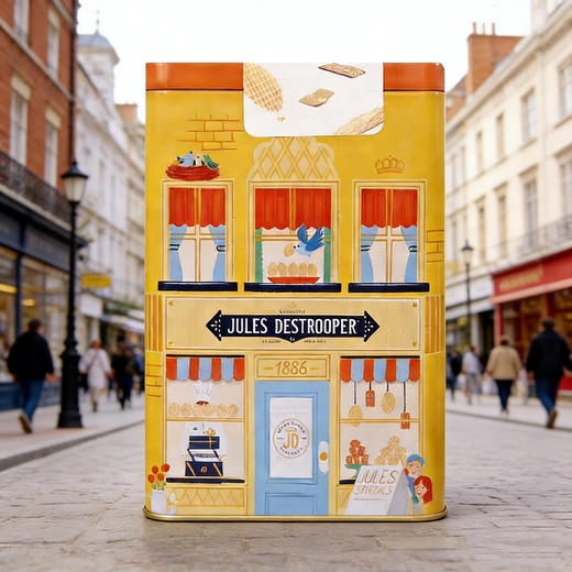 【新品上新】茱莉斯·迪尔乔普什锦曲奇礼盒（佛兰芒街景中号）200g/152961 酥脆可口 唇齿留香 美味香浓 商品图0