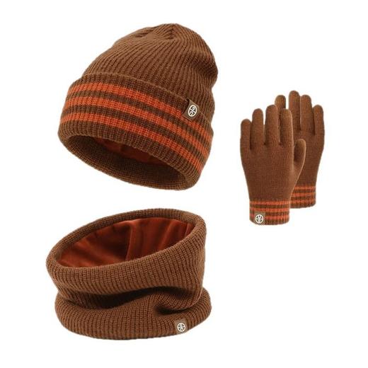 冬季儿童帽子手套围巾三件套中小童保暖宝宝帽子儿童手套女 商品图4