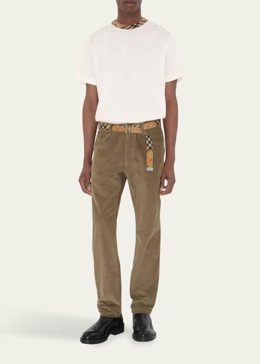 B.B 25秋冬灯芯绒小直筒休闲裤 XXK211 商品图0