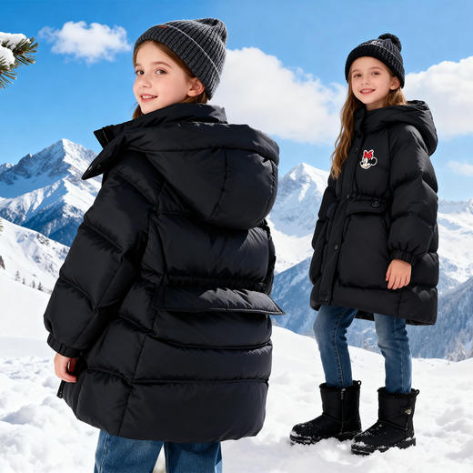 迪士尼魔法派对冬季女童米奇羽绒外套XD4ES108 商品图5