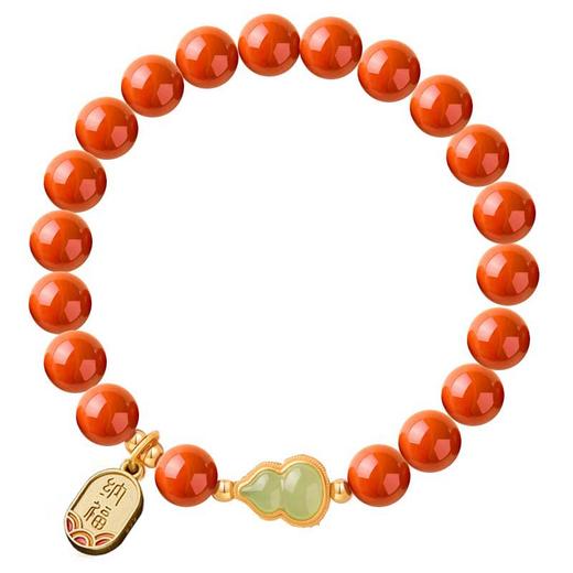 南红玛瑙手串葫芦纳福保平安天然玉石 商品图0