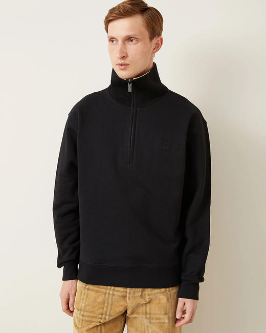 THS-限时 B家 男士 翻领经典格纹半拉链卫衣 AI579 商品图1