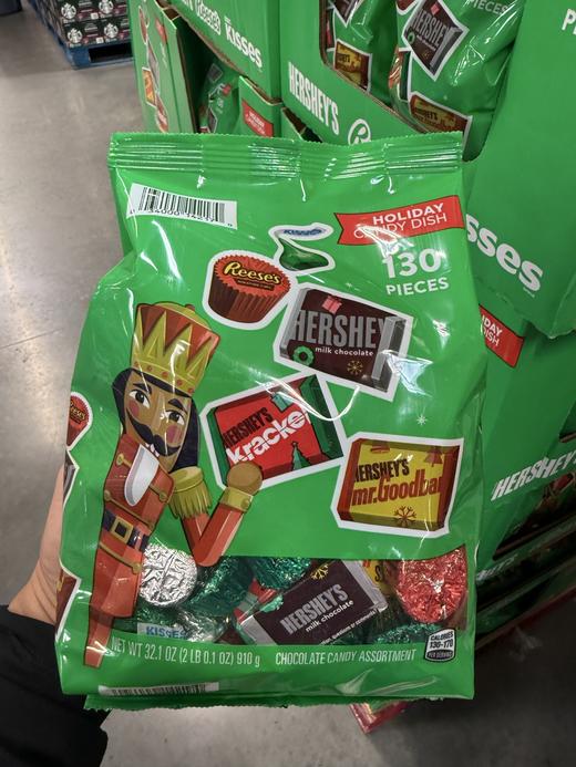 到手价159元  Hershey's3种巧克力集锦130块 美国代购，无中文标签，介意慎拍 商品图3