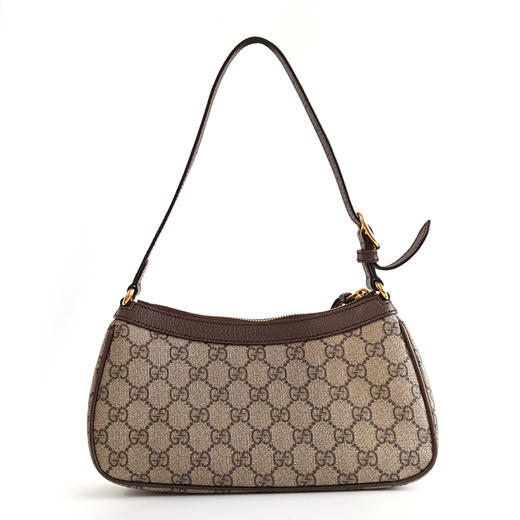 【95新】GUCCI古驰Ophidia系列735145经典双G老花纹单肩麻将包腋下包女士211225AK08 商品图3