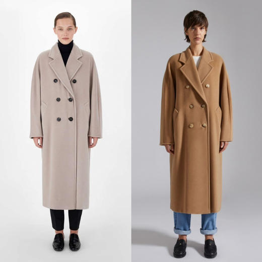 MA-C 101801 双排扣大衣 商品图0