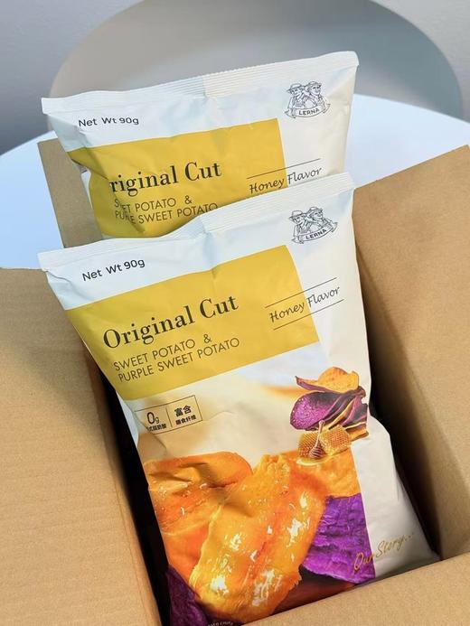 😋印尼进口薯片【莱纳蜂蜜味红薯紫薯片】 🔺优质红薯、紫薯作为原料，富含膳食纤维 🔺红薯木薯双拼组合，一袋就能吃到两种味道  商品图4