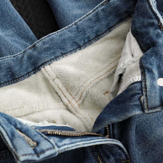 直发【68217 】杨幂同款 加绒加厚 高腰弯刀阔腿裤 商品图7