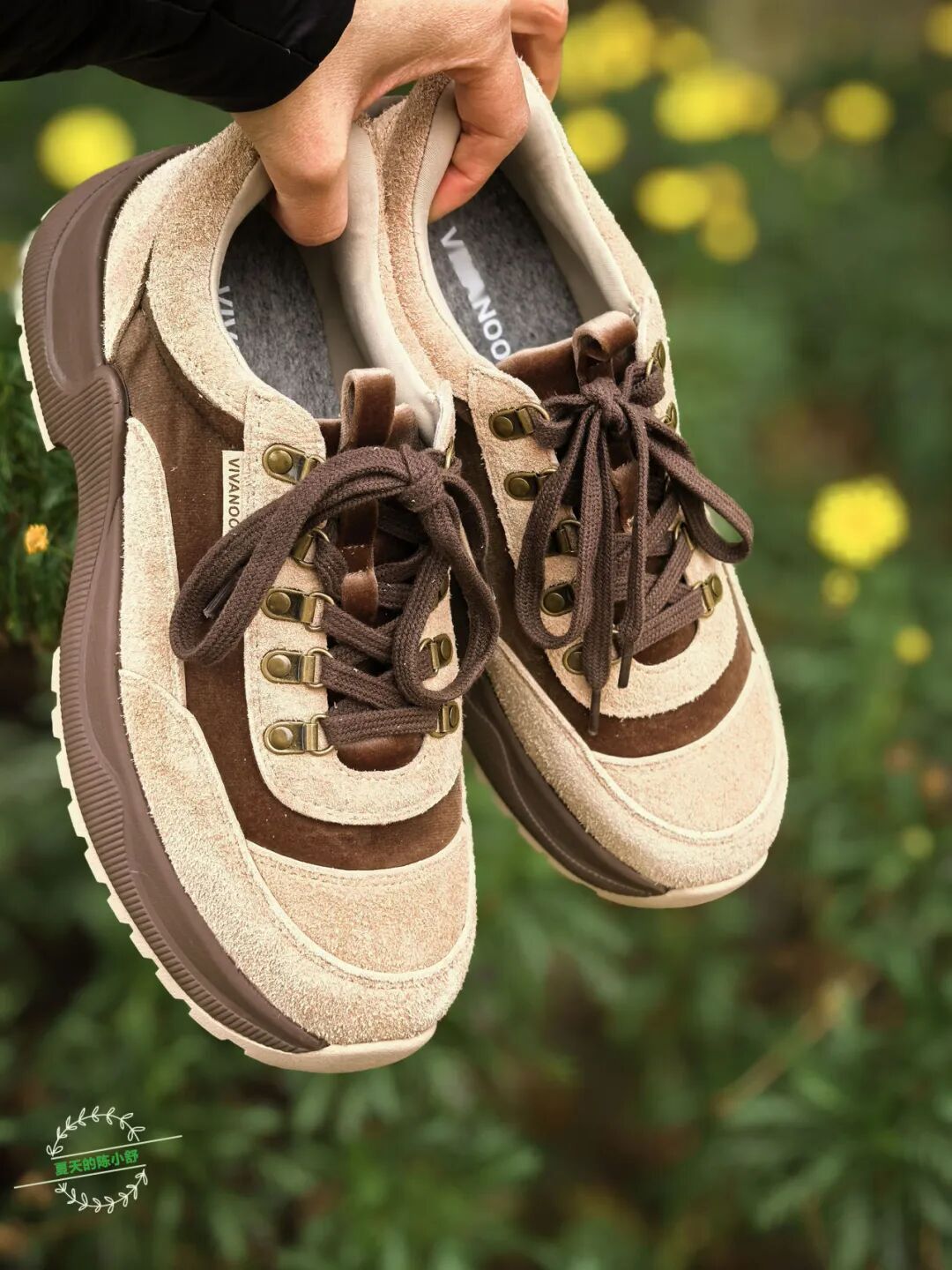 【户外风一脚蹬厚底老爹鞋】响午户外风一脚蹬厚底老爹鞋