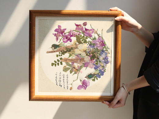 《花鸟图》押花画 商品图0